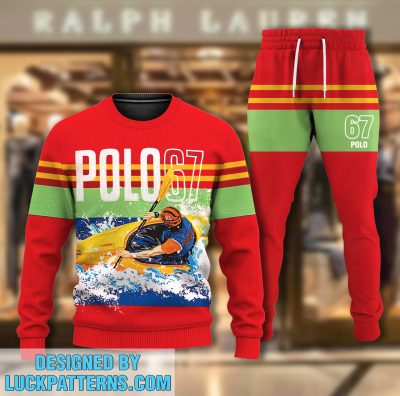 Premium Ralph Lauren Tracksuit Set, Luxury Sweater & Sweatpant I - LMH232402