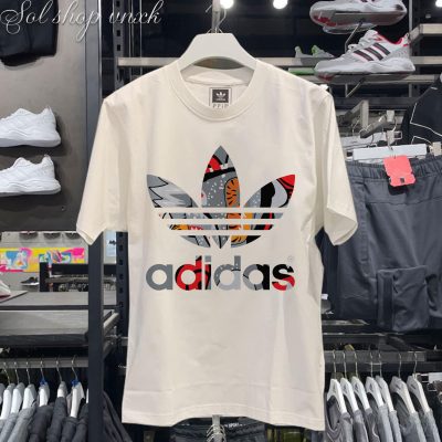 Premium White & Black Adidas Tracksuit SS35 - LMH5735
