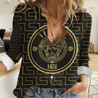 Premium Versace. Women Casual Shirt I6 - LMH231006
