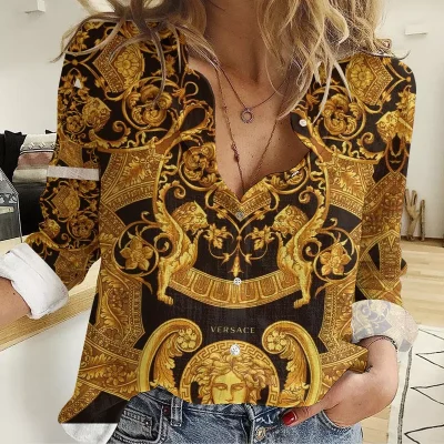 Premium Versace. Women Casual Shirt I8 - LMH231008