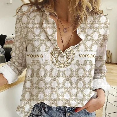 Premium Versace. Women Casual Shirt I9 - LMH231009