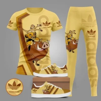 Simba, Timon And Pumbaa In Adidas Sporting Woman Set
