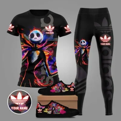 Jack Skellington In Adidas Sporting Woman Set