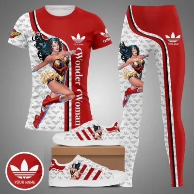Wonder Woman In Adidas Sporting Woman Set