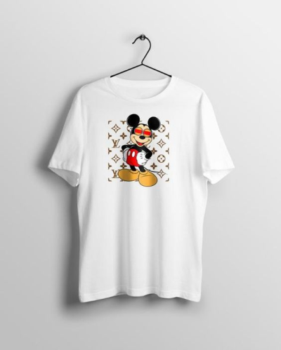 Mickey & Louis. Vuitton T-shirt _ TX-LMH10040305