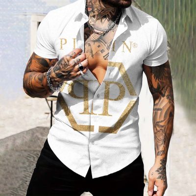 Limited Edition Luxury Short-Sleeve Button Shirt-NG24070801