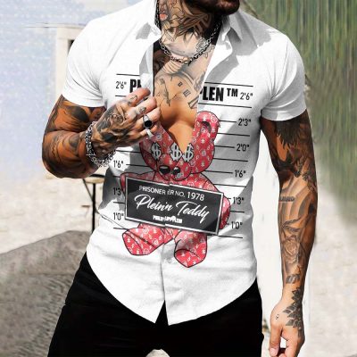 Limited Edition Luxury Short-Sleeve Button Shirt-NG24070803