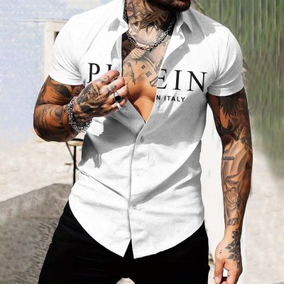 Limited Edition Luxury Short-Sleeve Button Shirt-NG24070805