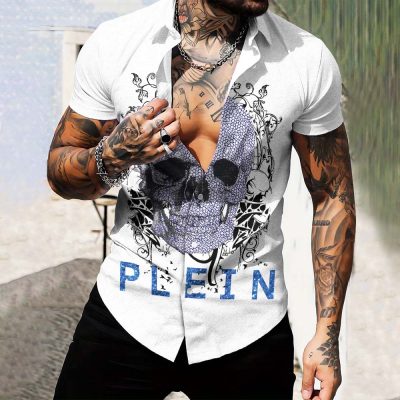 Limited Edition Luxury Short-Sleeve Button Shirt-NG24070807