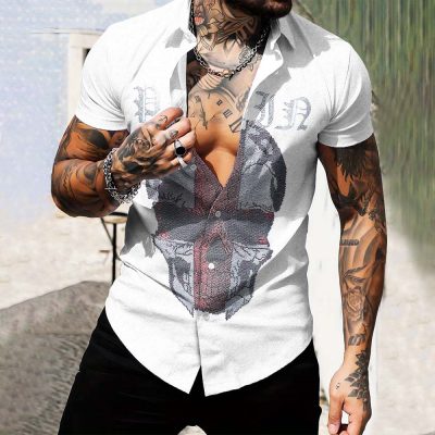 Limited Edition Luxury Short-Sleeve Button Shirt-NG24070808