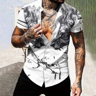 Limited Edition Luxury Short-Sleeve Button Shirt-NG24070811
