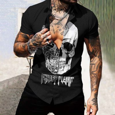 Limited Edition Luxury Short-Sleeve Button Shirt-NG24070814