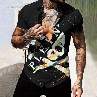 Limited Edition Luxury Short-Sleeve Button Shirt-NG24070817