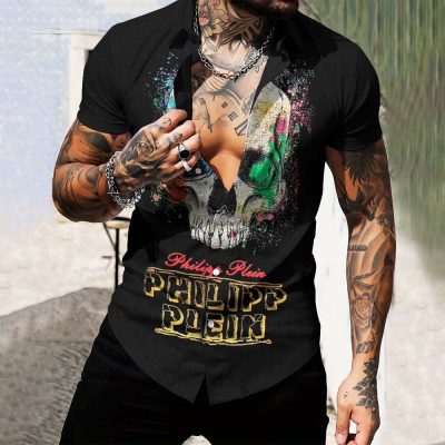 Limited Edition Luxury Short-Sleeve Button Shirt-NG24070820