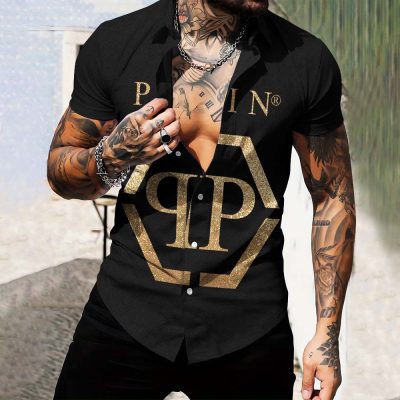 Limited Edition Luxury Short-Sleeve Button Shirt-NG24070821