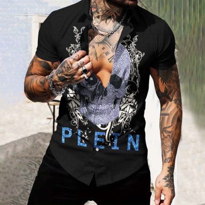 Limited Edition Luxury Short-Sleeve Button Shirt-NG24070823