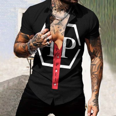 Limited Edition Luxury Short-Sleeve Button Shirt-NG24070824