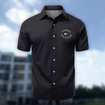 Limited Edition Luxury Short-Sleeve Button Shirt-PU24062812