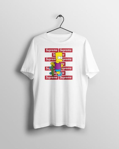 Bart Simpson & Supreme T-shirt _ TX-LMH10040311