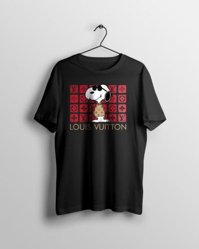 Snoopy & Louis. Vuitton T-shirt _ TX-LMH10040312