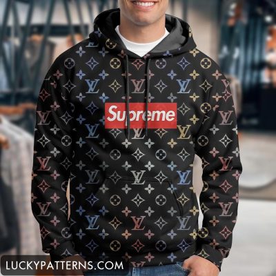 Luxury 3D Printing Monogram Men Hoodie - LMH10903