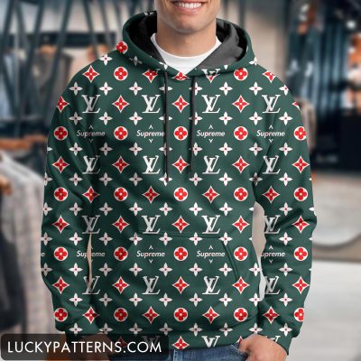 Luxury 3D Printing Monogram Men Hoodie - LMH10905