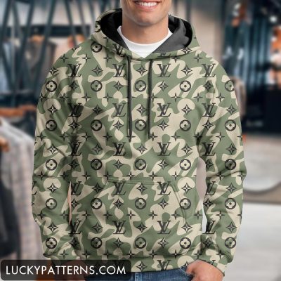 Luxury 3D Printing Monogram Men Hoodie - LMH10917