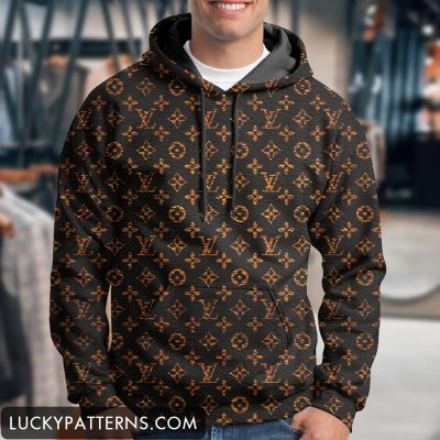 Luxury 3D Printing Monogram Men Hoodie - LMH10922