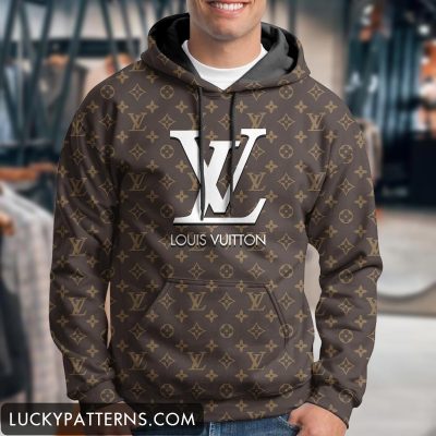 Luxury 3D Printing Monogram Men Hoodie - LMH10909