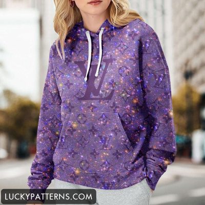 Luxury 3D Printing Monogram Women Hoodie - LMH10805