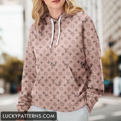 Luxury 3D Printing Monogram Women Hoodie - LMH10802