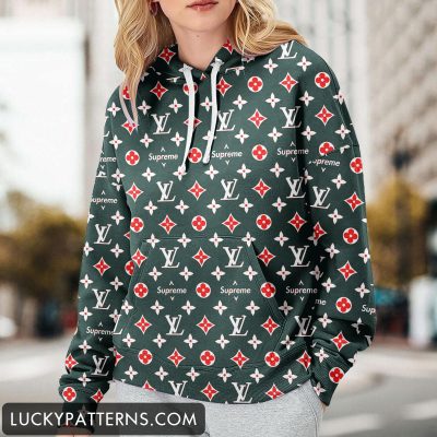 Luxury 3D Printing Monogram Women Hoodie - LMH10808