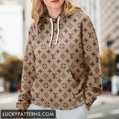 Luxury 3D Printing Monogram Women Hoodie - LMH10810