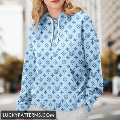 Luxury 3D Printing Monogram Women Hoodie - LMH10804