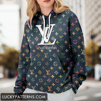 Luxury 3D Printing Monogram Women Hoodie - LMH10817