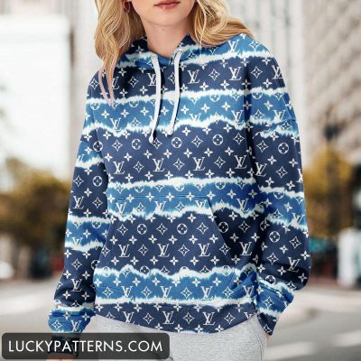 Luxury 3D Printing Monogram Women Hoodie - LMH10818