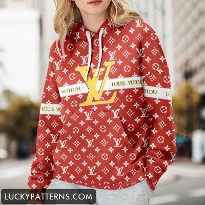 Luxury 3D Printing Monogram Women Hoodie - LMH10819