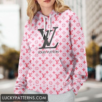 Luxury 3D Printing Monogram Women Hoodie - LMH10821
