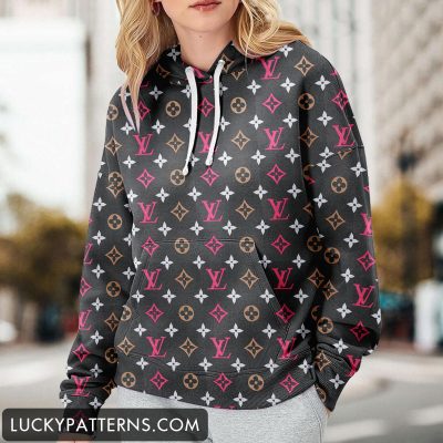 Luxury 3D Printing Monogram Women Hoodie - LMH10822
