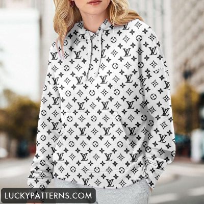 Luxury 3D Printing Monogram Women Hoodie - LMH10823