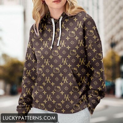 Luxury 3D Printing Monogram Women Hoodie - LMH10812