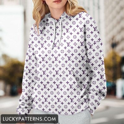Luxury 3D Printing Monogram Women Hoodie - LMH10826
