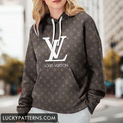 Luxury 3D Printing Monogram Women Hoodie - LMH10813