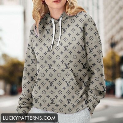 Luxury 3D Printing Monogram Women Hoodie - LMH10814