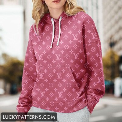 Luxury 3D Printing Monogram Women Hoodie - LMH10815