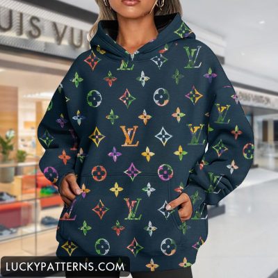 Luxury 3D Printing Monogram Women Hoodie I1 - LMH11710