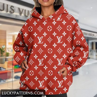Luxury 3D Printing Monogram Women Hoodie I1 - LMH11713