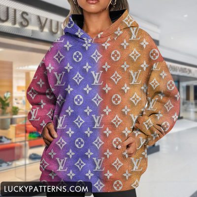 Luxury 3D Printing Monogram Women Hoodie I1 - LMH11714