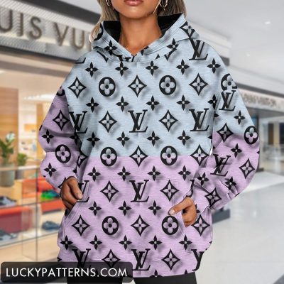 Luxury 3D Printing Monogram Women Hoodie I1 - LMH11717