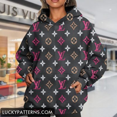 Luxury 3D Printing Monogram Women Hoodie I1 - LMH11719